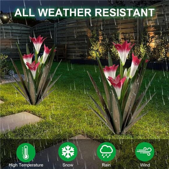 Homight Metal Agave Plant Outdoor Decoration Outdoor Garden Decoration Lily - Picture 5 of 14